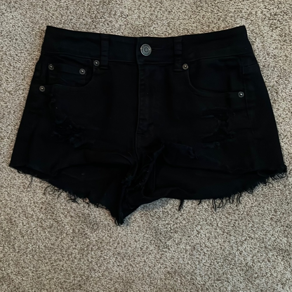 Black American eagle shorts